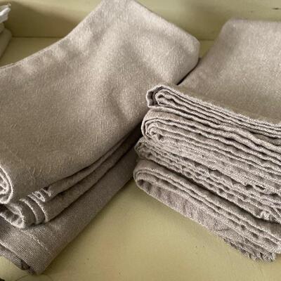 Beige napkins