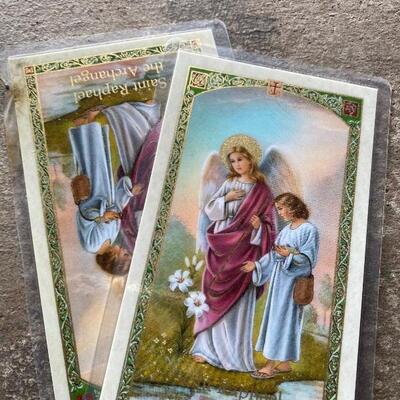 Saint cards and Medals