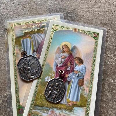 Saint cards and Medals