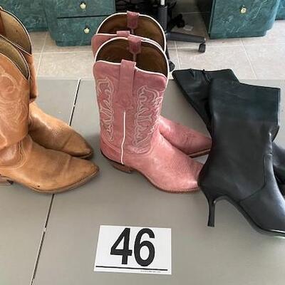 LOT#46U: Ladies Boot Lot