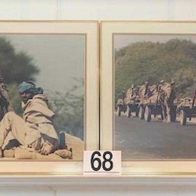 LOT#68D: Pair of Framed Photos from Jaipur India