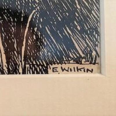 LOT#72D: Early 20th Century Emile Wilkin