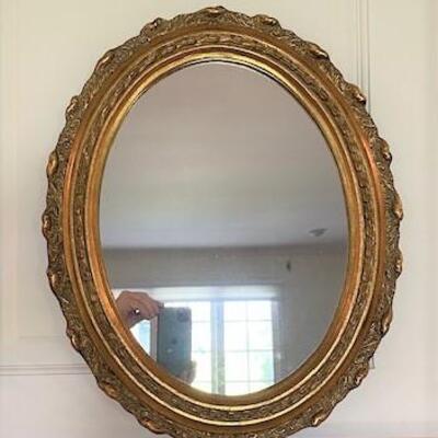 LOT#87D: Gilt Framed Mirror