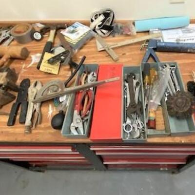 LOT#161G: Craftsmen Tool Chest & Contents