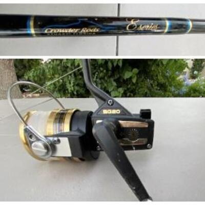 LOT#167G: Crowder/ Daiwa Fishing Rod Lot