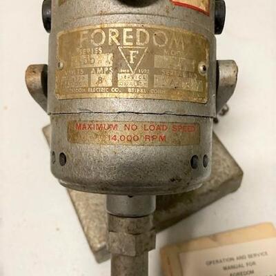 LOT#191G: Freedom Electric Co Foredom Engraver