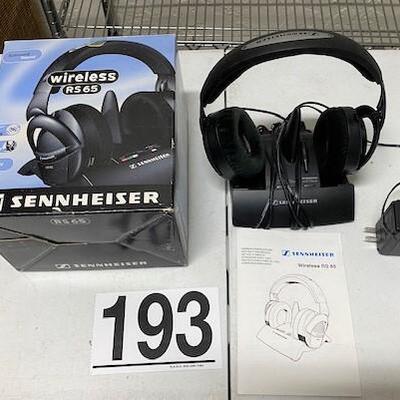 LOT#193G: Sennheiser Wireless RS65 Surround Sound Headphone