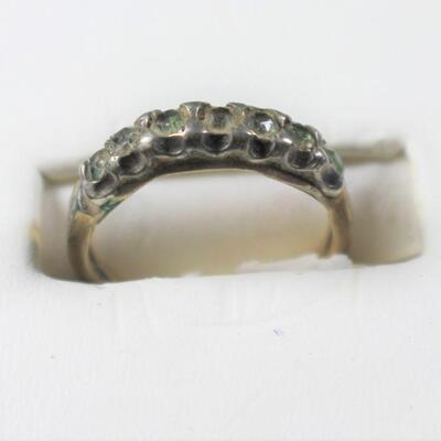 LOT#218LR: Marked Sterling Ring Vermeil Wash