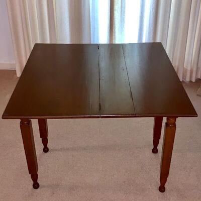 LOT 30   ANTIQUE WALNUT GAME TABLE