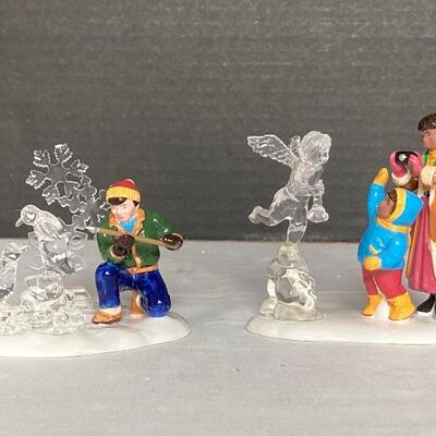 Lot #100 Dept. 56 Snow Carnival Ice Palace With Ice Sculptures 
