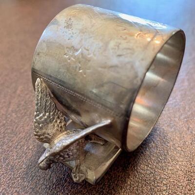 LOT 67 Antique Silver Napkin Ring by Meridian