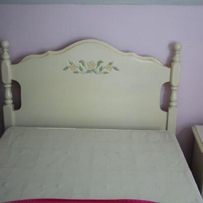 Vintage Twin Trundle Bed with New Mattresses