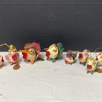 Lot #123 Katherineâ€™s Collection Kissing Fish Ornaments 