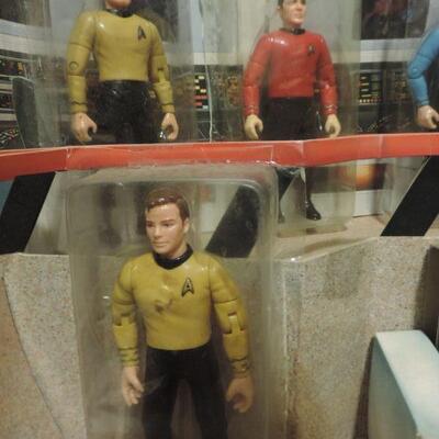 VINTAGE STARTREK AND SIMPSONS FIGURES 