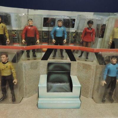 VINTAGE STARTREK AND SIMPSONS FIGURES 