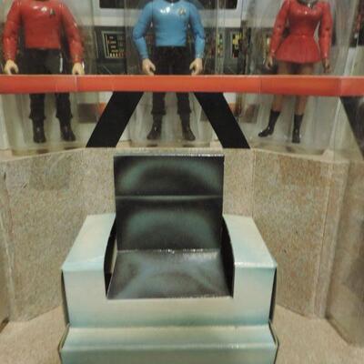 VINTAGE STARTREK AND SIMPSONS FIGURES 