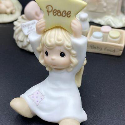 Reserved For Jesus Precious Moments Angels Nativity Figurines