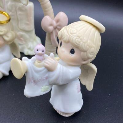 Reserved For Jesus Precious Moments Angels Nativity Figurines