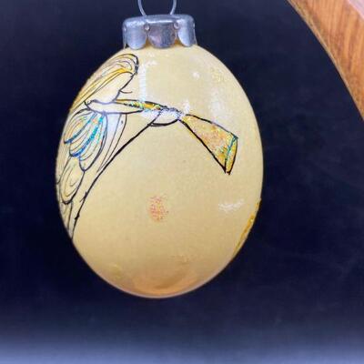 Angel Painted Egg Ornament