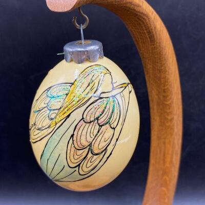 Angel Painted Egg Ornament
