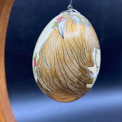 Unicorn Painted Egg Ornament