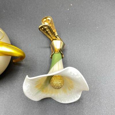 Set of 3 Glass Ornaments