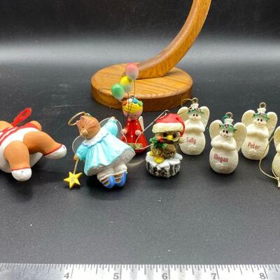 Mixed Christmas Figurine Ornament Lot