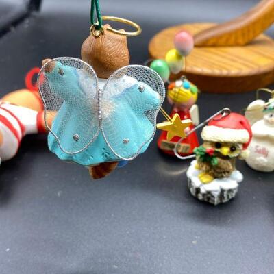 Mixed Christmas Figurine Ornament Lot