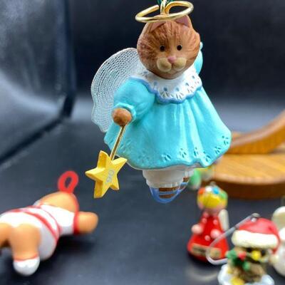 Mixed Christmas Figurine Ornament Lot