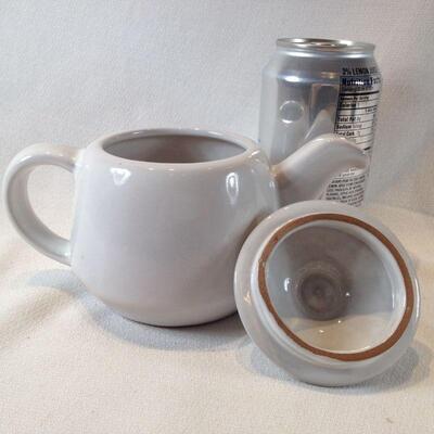 Frankoma Simple White Tea Pot