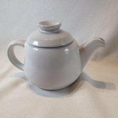 Frankoma Simple White Tea Pot