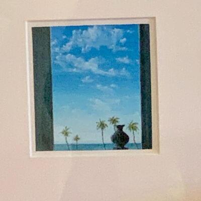 LOT 159  W/C Duncan McCandleless BLUE SKY & PALM TREES 