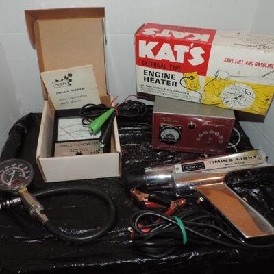 TACHOMETER-ENGINE HEATER-TIMING LIGHT