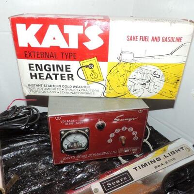 TACHOMETER-ENGINE HEATER-TIMING LIGHT