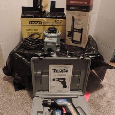 CORDLESS DRILL-MITER BOX-