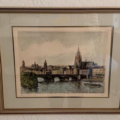 LOT 162 Framed Print Mads Stage Book Illustration