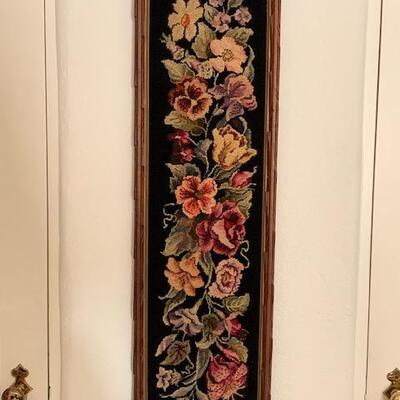 LOT 171 Victorian Framed Needle Point