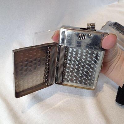 Vintage Cigarette Case & Lighter