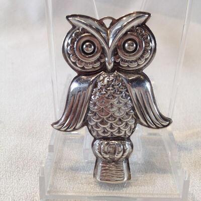 Sterling Silver Owl Whistle
