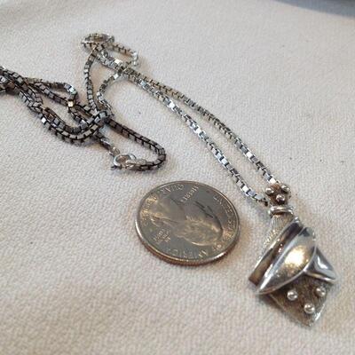 Sterling Silver Modern Necklace