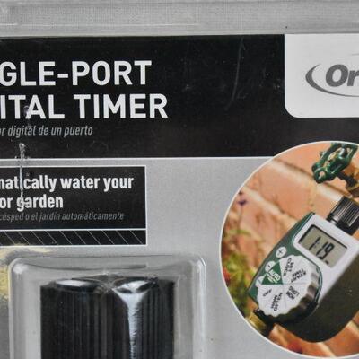 Orbit Irrigation LCD Single Port Hose Digital Hose Faucet Timer - New