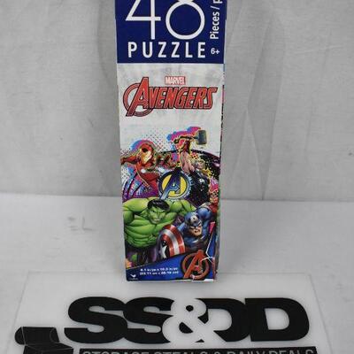 Marvel Avengers 48 pc Puzzle. Damaged Box - New