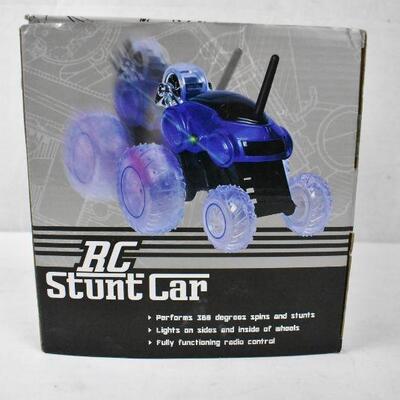 RC Stunt Car by Playville. Blue - New