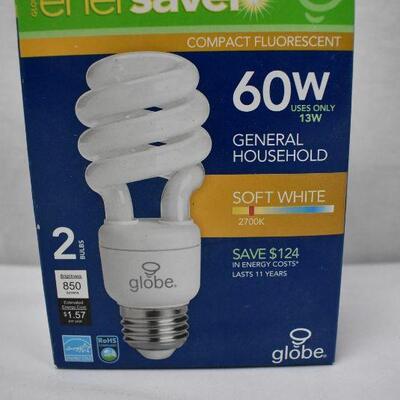 8 pc Lightbulbs - New