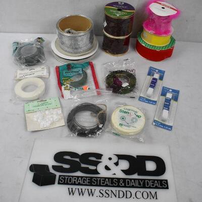 17 pc Various Craft Supplies. Old Stock - New