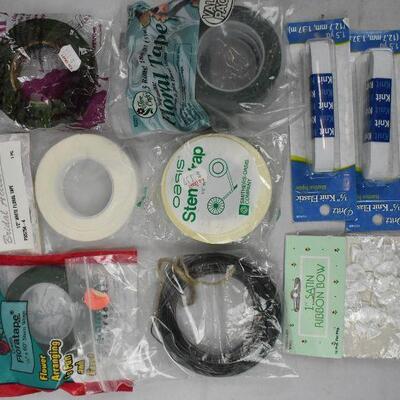 17 pc Various Craft Supplies. Old Stock - New