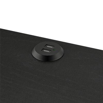 Mainstays Classic Open Shelf Emery Nightstand Black Oak New Estatesales Org