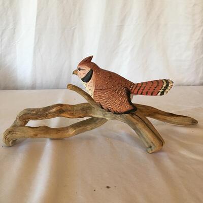 Lot 4 - Carved Tony Dills Birds on Drift Wood