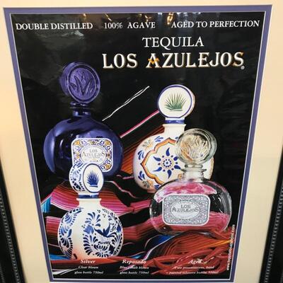 Tequila Los AzulejosÂ® Promotional Bar Sign
