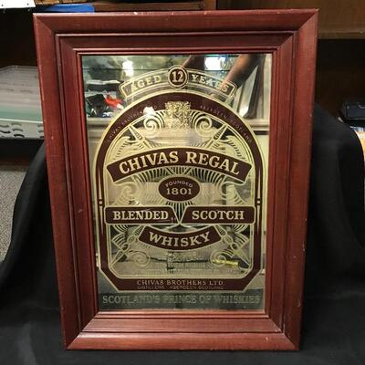 Chivas Regal Whiskey Promotional Bar Sign
